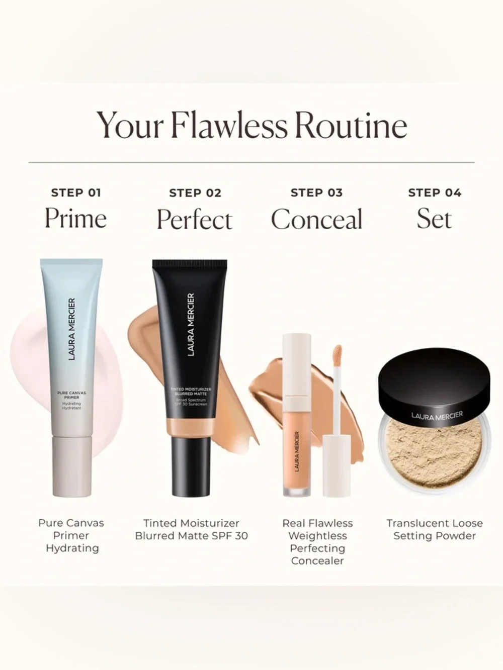 Laura Mercier 1N Birch Tinted Moisturizer Blurred Matte-SPF 30, updated formula